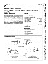 DataSheet LMV844 pdf